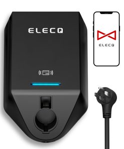 Cargador de Vehículo Eléctrico ELECQ Nivel 2, 240V/40A,