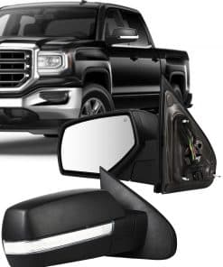 Espejos de remolque ECCPP para -Negro