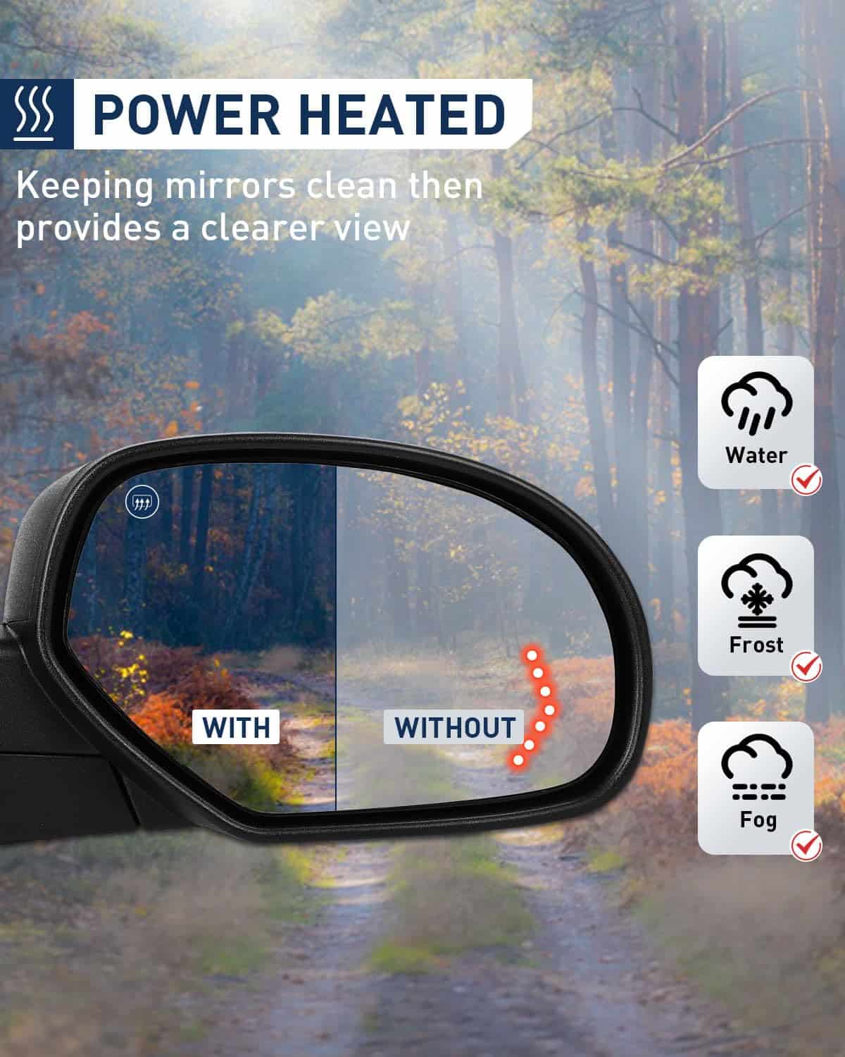 Espejos de remolque ECCPP para 2007-2013 Para Chevrolet - Imagen 5