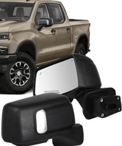 Espejos de Remolque ECCPP Compatibles con 2019 2020 2021