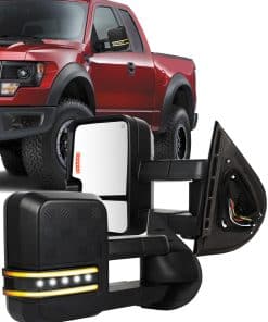 Espejos de remolque ECCPP para -Negro