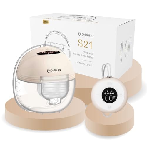 Extractor de Leche Portátil Wearable DrBash S21 - Pantalla