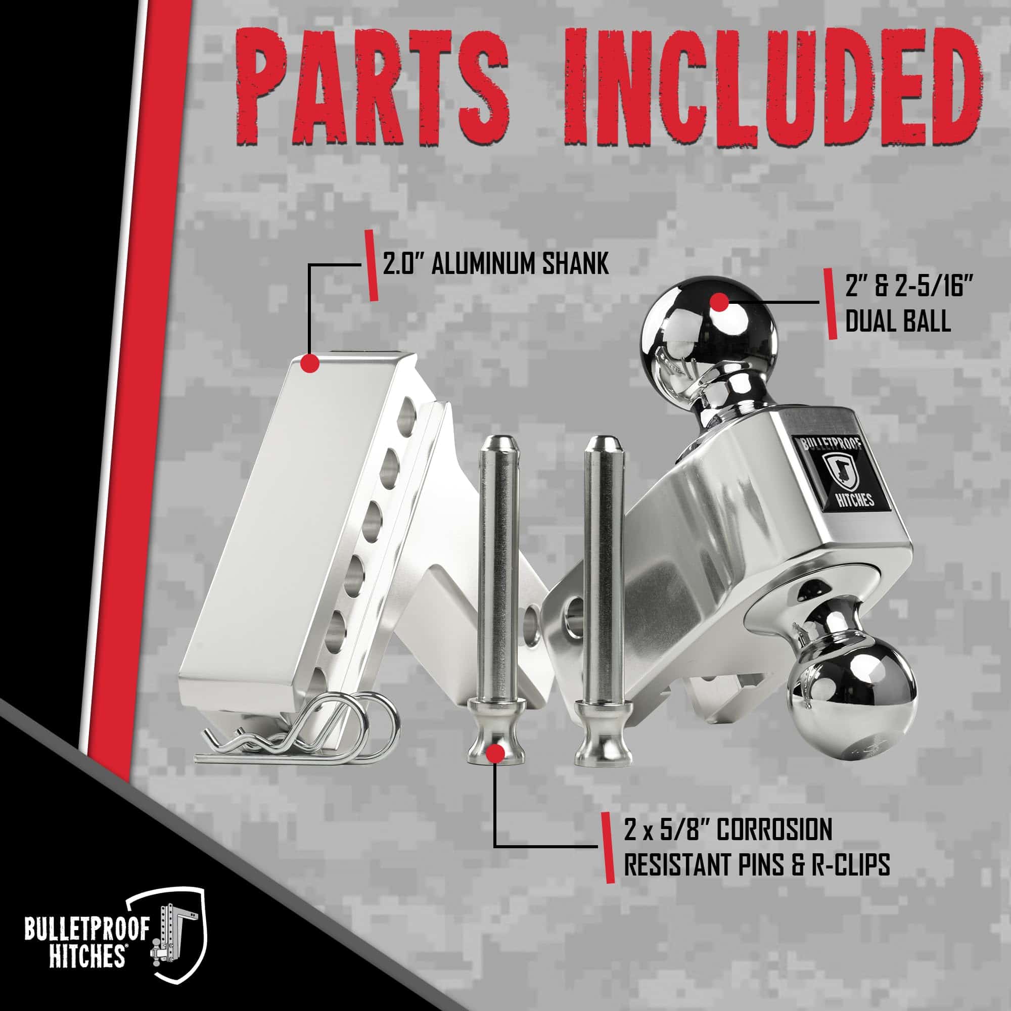 Enganches BulletProof - Enganche de Remolque de -Plata - Imagen 3