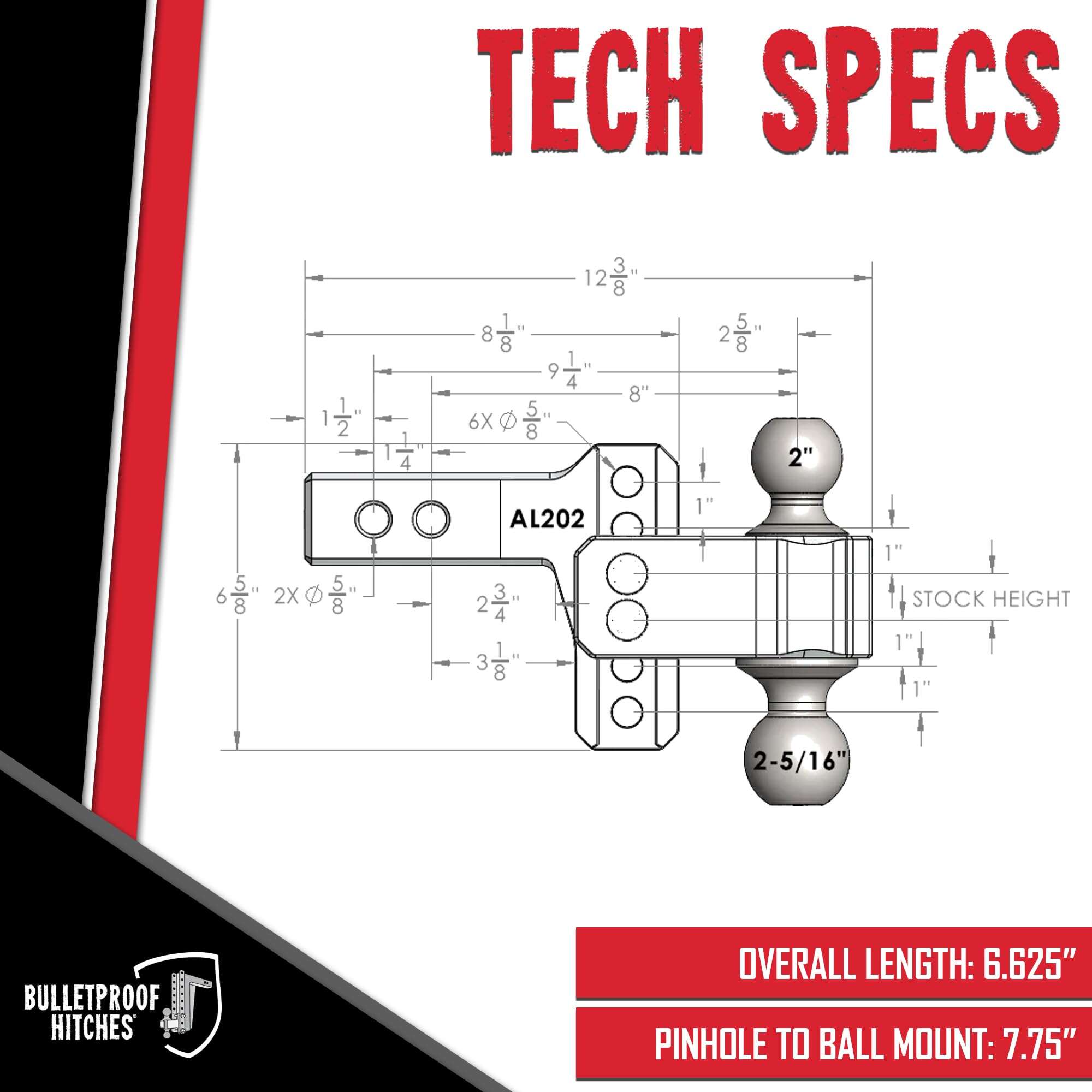 Enganches BulletProof - Enganche de Remolque de -Plata - Imagen 7