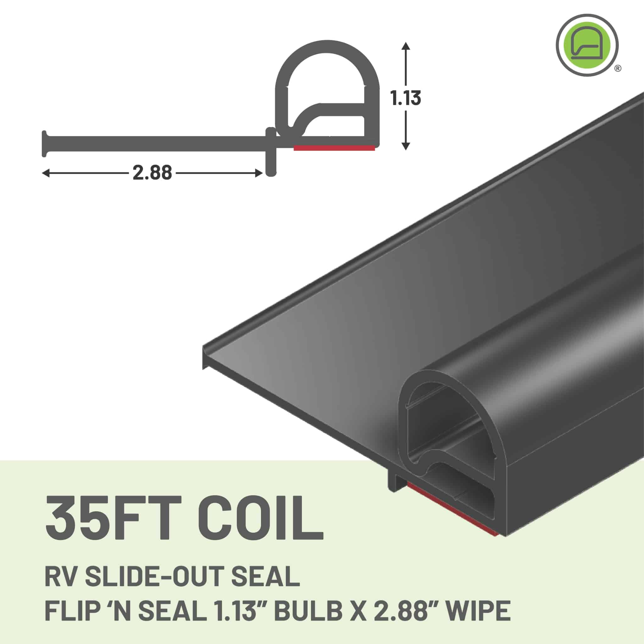 Sello Deslizante para RV Flip 'N Seal 4002897 1.13" Bulbo x - Imagen 4