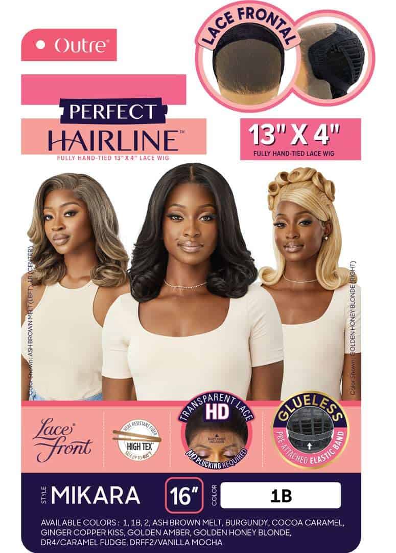 Pelucas de Encaje Frontal Outre - Perfect Hair -DRFF2/VANILL - Imagen 3