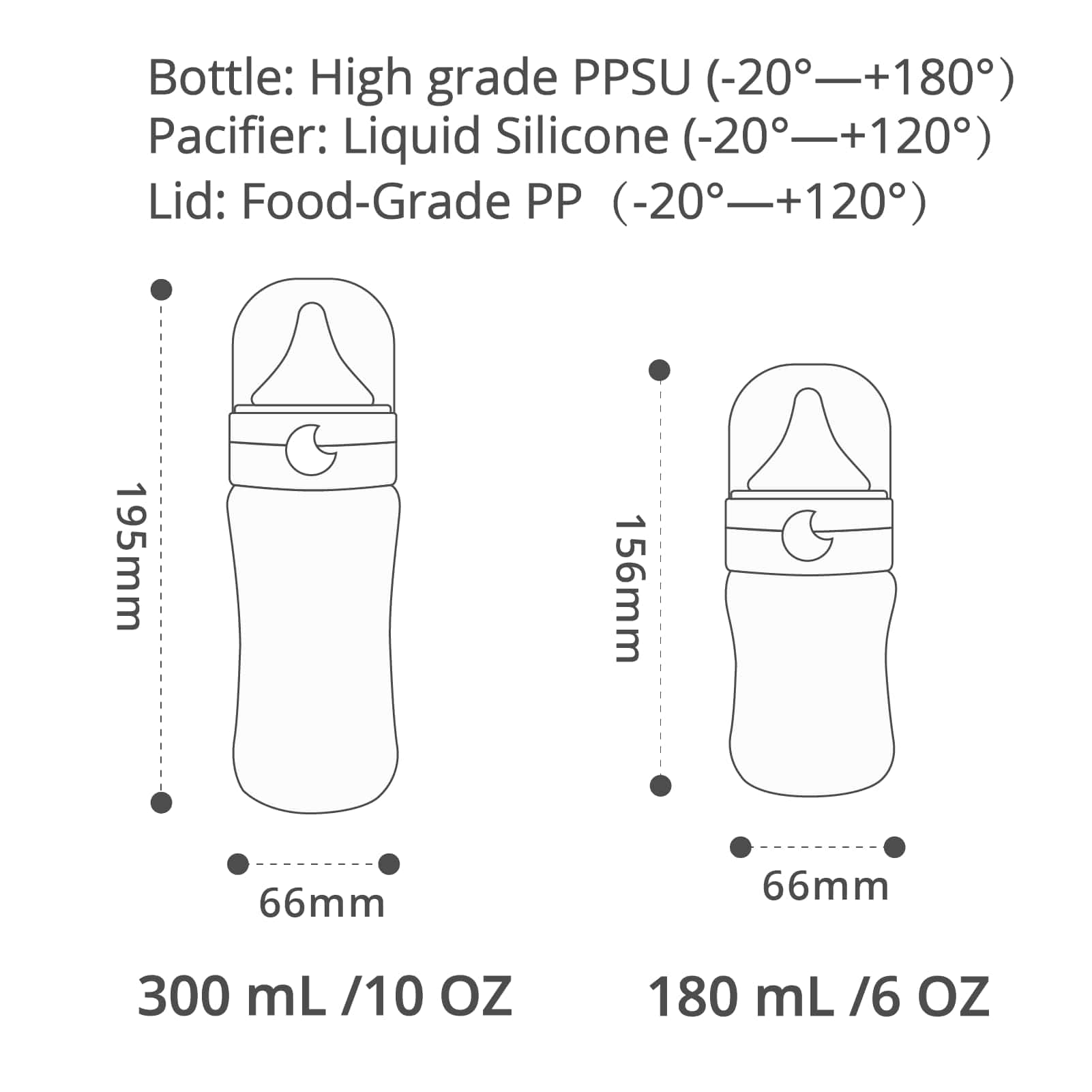 Biberón para Bebé Zkiwow de PPSU Natural con Diseño de Tapa - Imagen 8