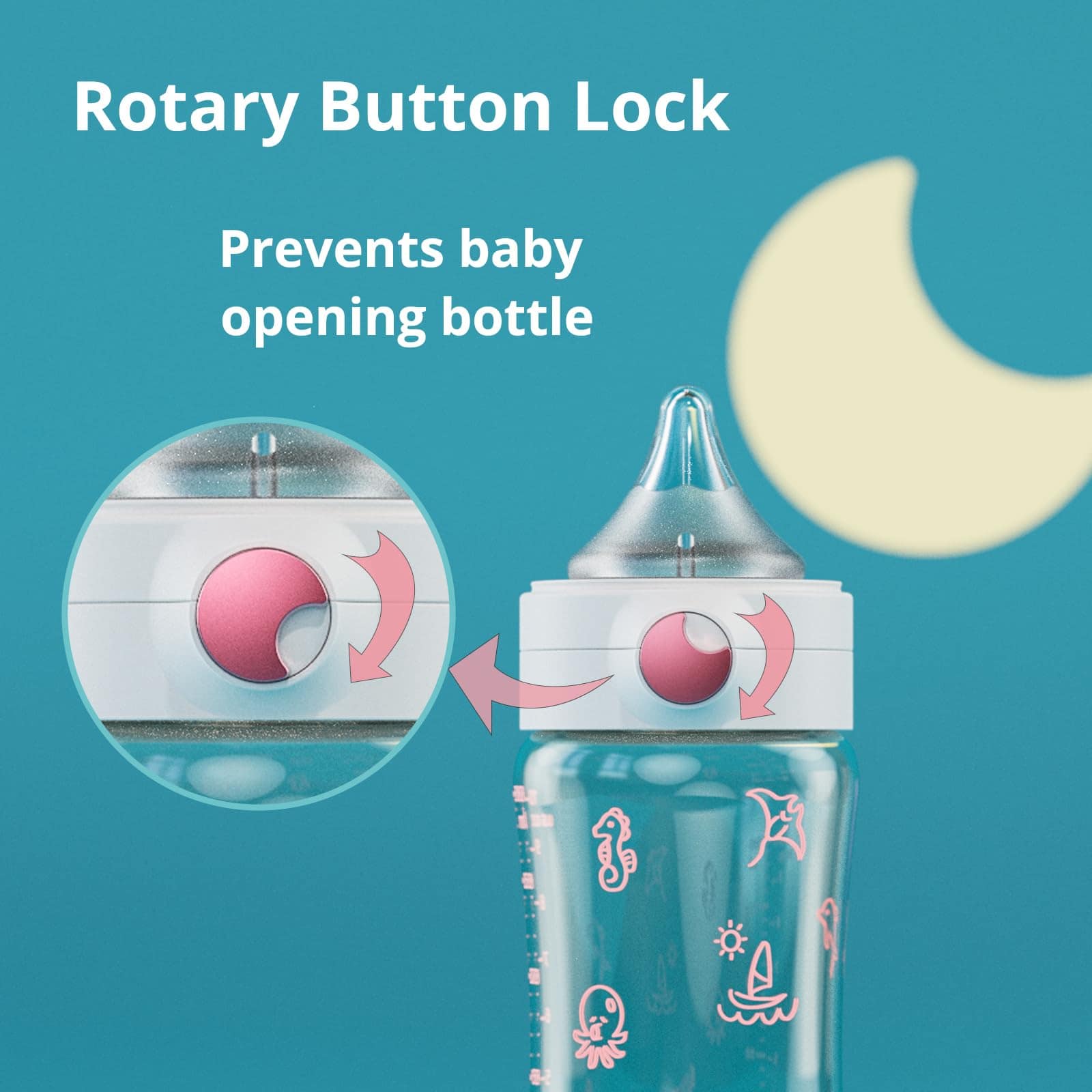 Biberón para Bebé Zkiwow de PPSU Natural con Diseño de Tapa - Imagen 6