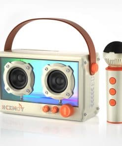 Máquina de Karaoke Mini HCXMDY: con Bluetooth y Micrófono