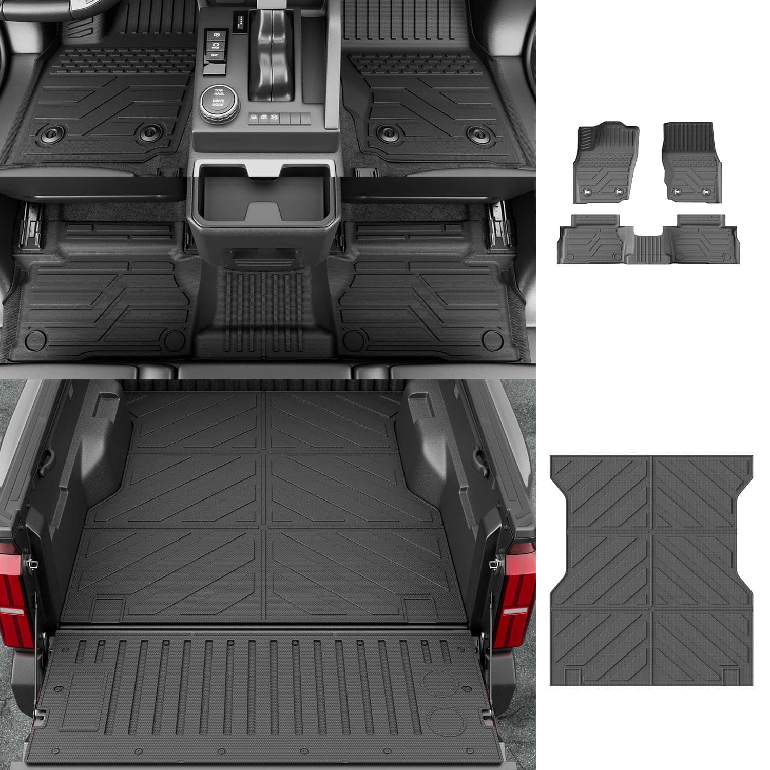 xipoqix 5FT Bed Mat Floor Mat Compatible con 2024 2025