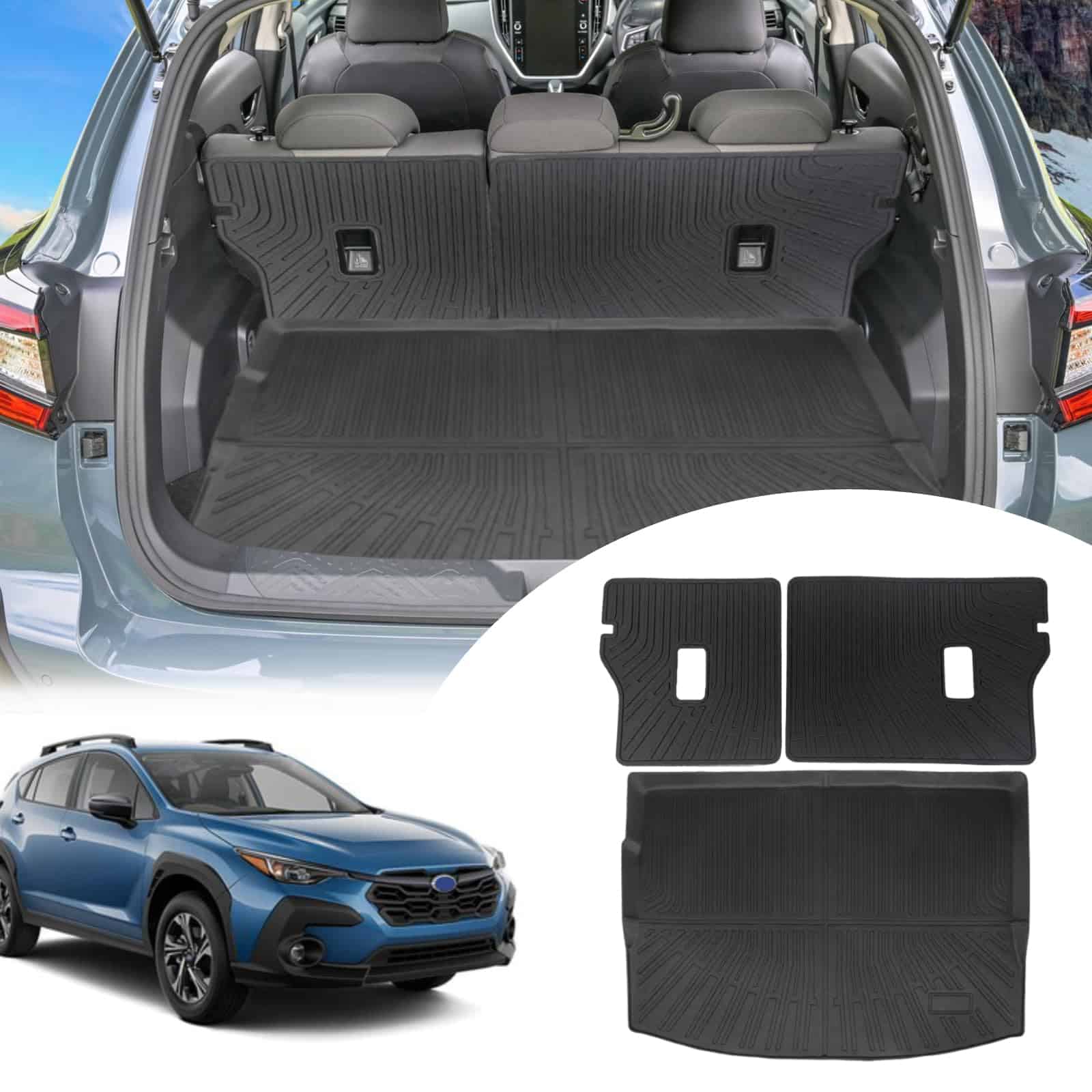 ZQULOYO Forro para Espaldar y Tapete de carga Compatible