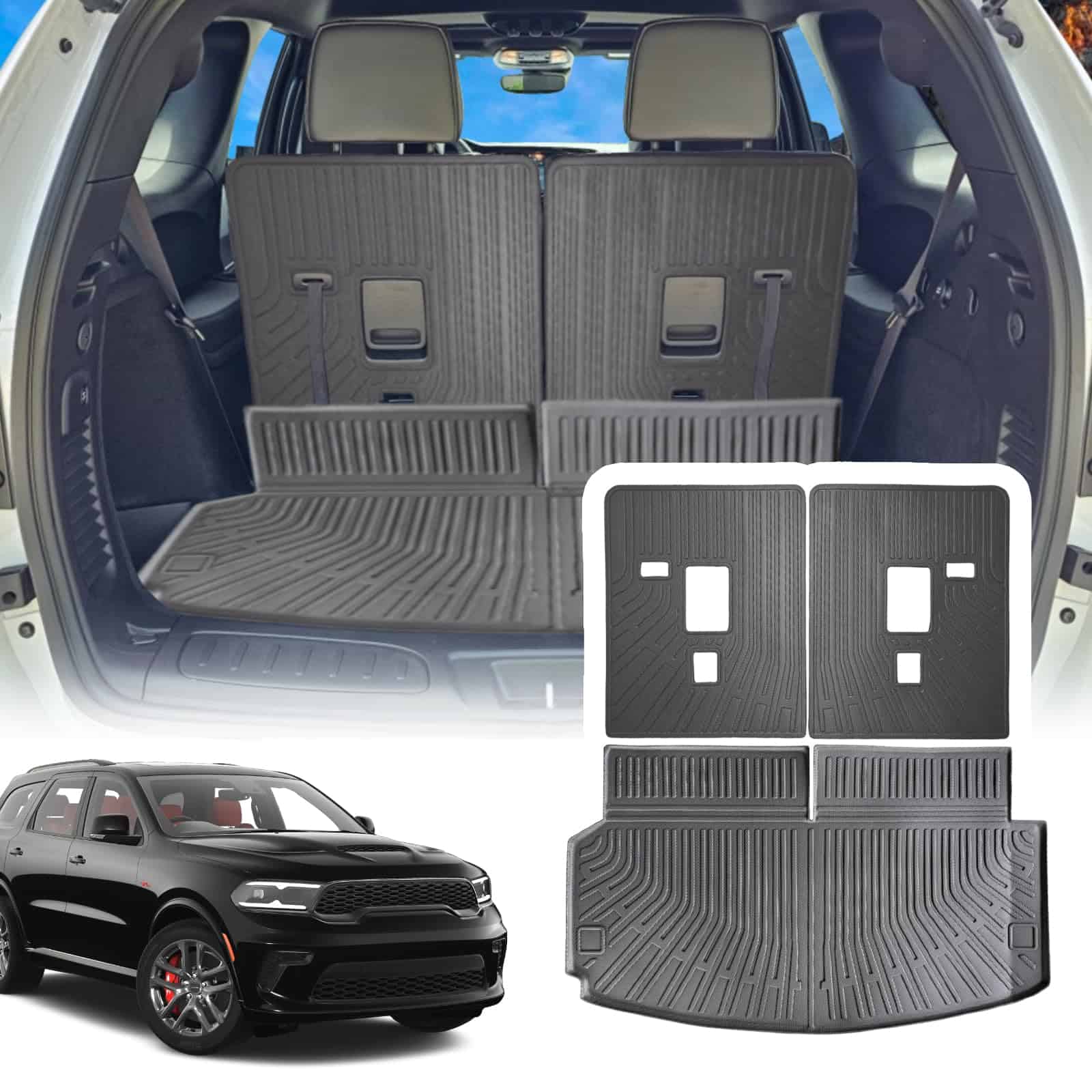 Forro de carga YEBOOCA compatible con Dodge Durango