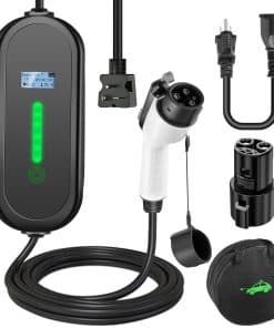 Cargador ENERGYGENIE para autos eléctricos Tesla y J1772,