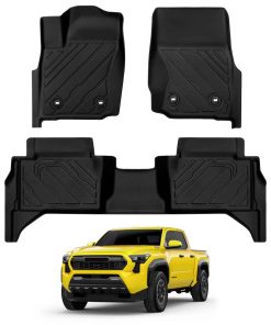 Tapetes para piso DAZANZAN para Toyota Tacoma Double Cab