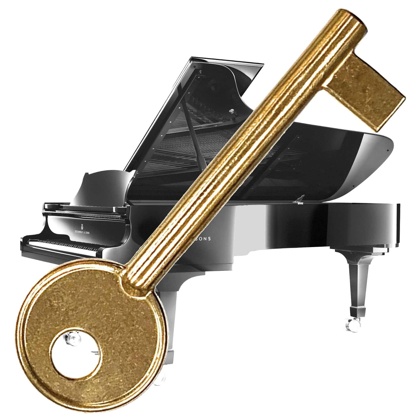 Llave de Bloqueo para Piano NeoPRO Genérica (Steinway
