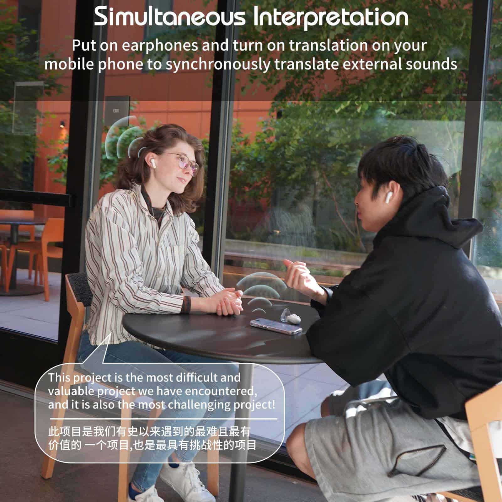 Translation Earbuds Real Time, Traductor de Idiomas - Imagen 4