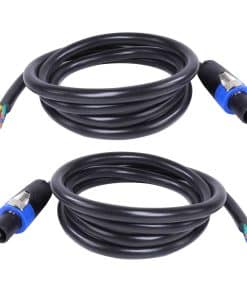 HBU 6 Pies Paquete de 2 Cables Speakon de 4 Hilos de Grado