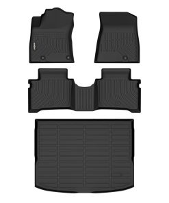 Tapetes de piso y cubierta de carga GINOWY para Kia NIRO &