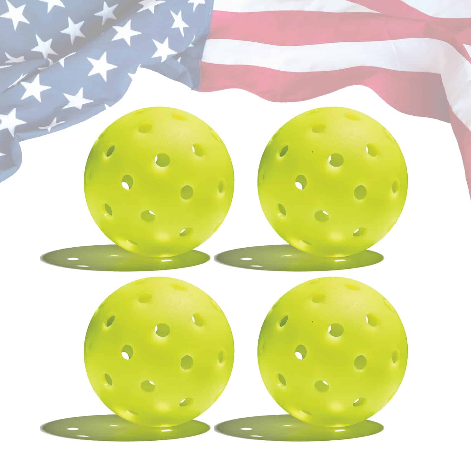 VeteranGO Hero Pickleball Warrior 40XPRO - Set de 4 Pelotas