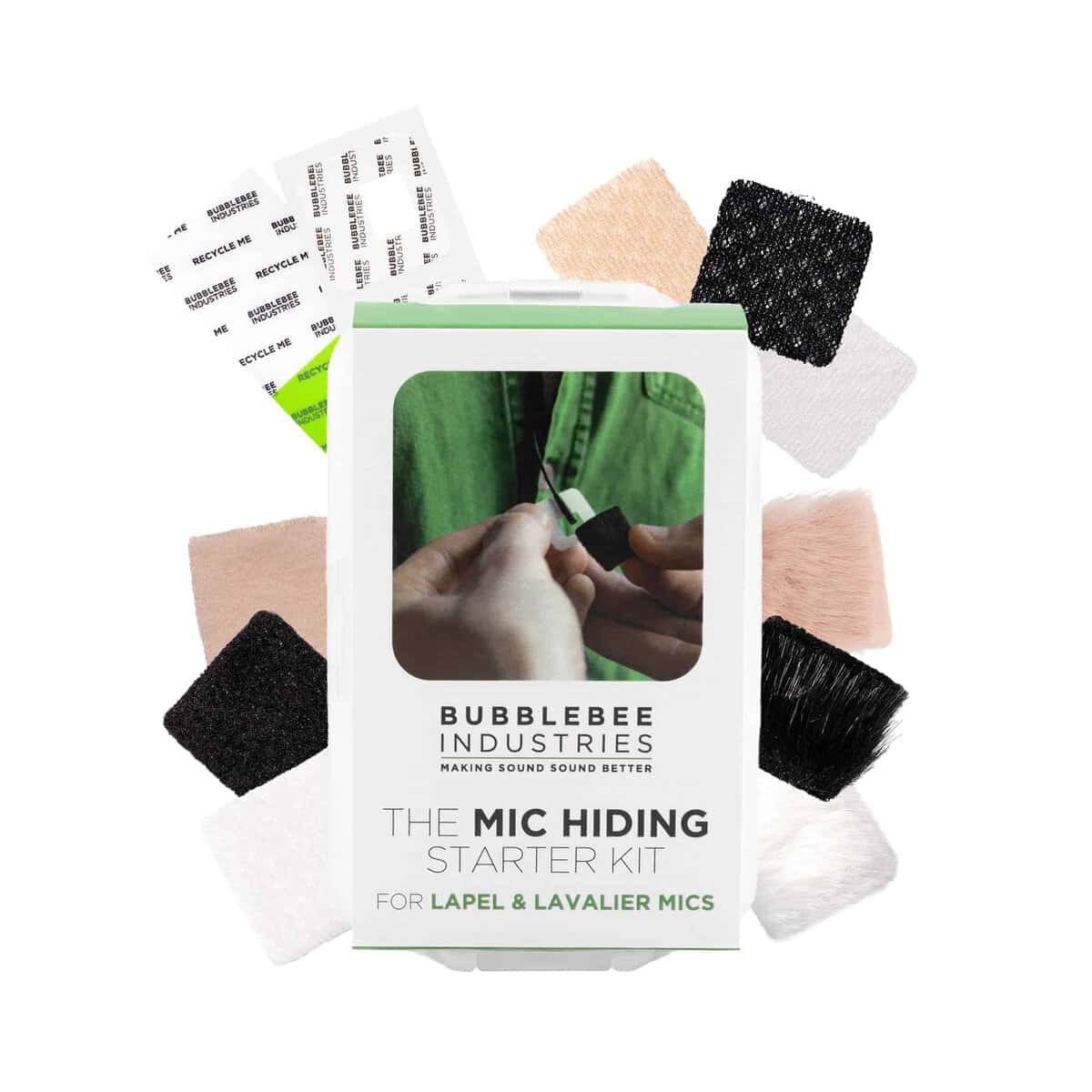 Kit de Inicio Para Ocultar Micrófonos de Solapa y Lavalier