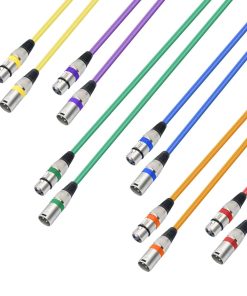 Cable XLR Yumiwoow 10 pies 6 unidades - Cable de micrófono