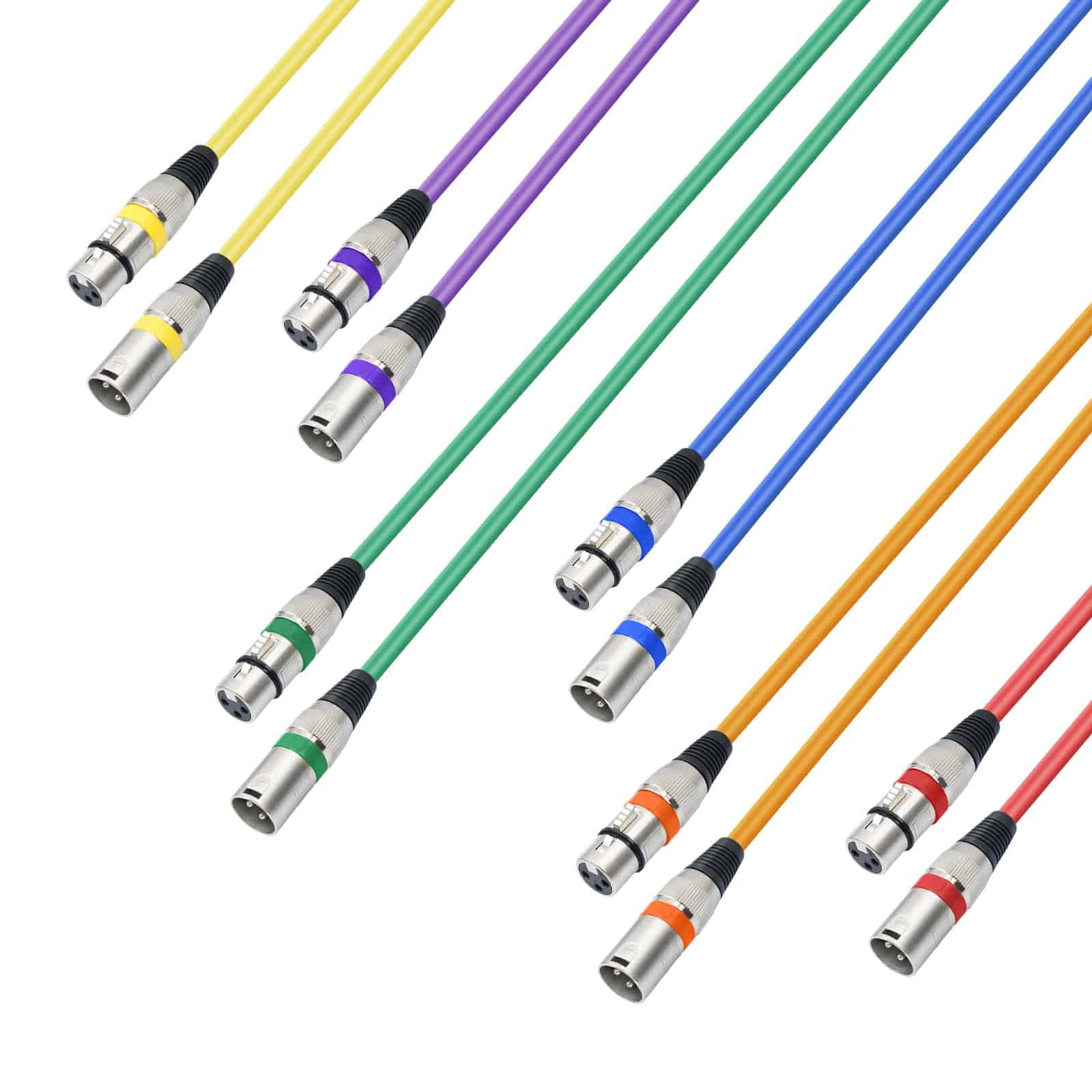 Cable XLR Yumiwoow de 50 pies 2 Pack - Cable de Micrófono - Imagen 3