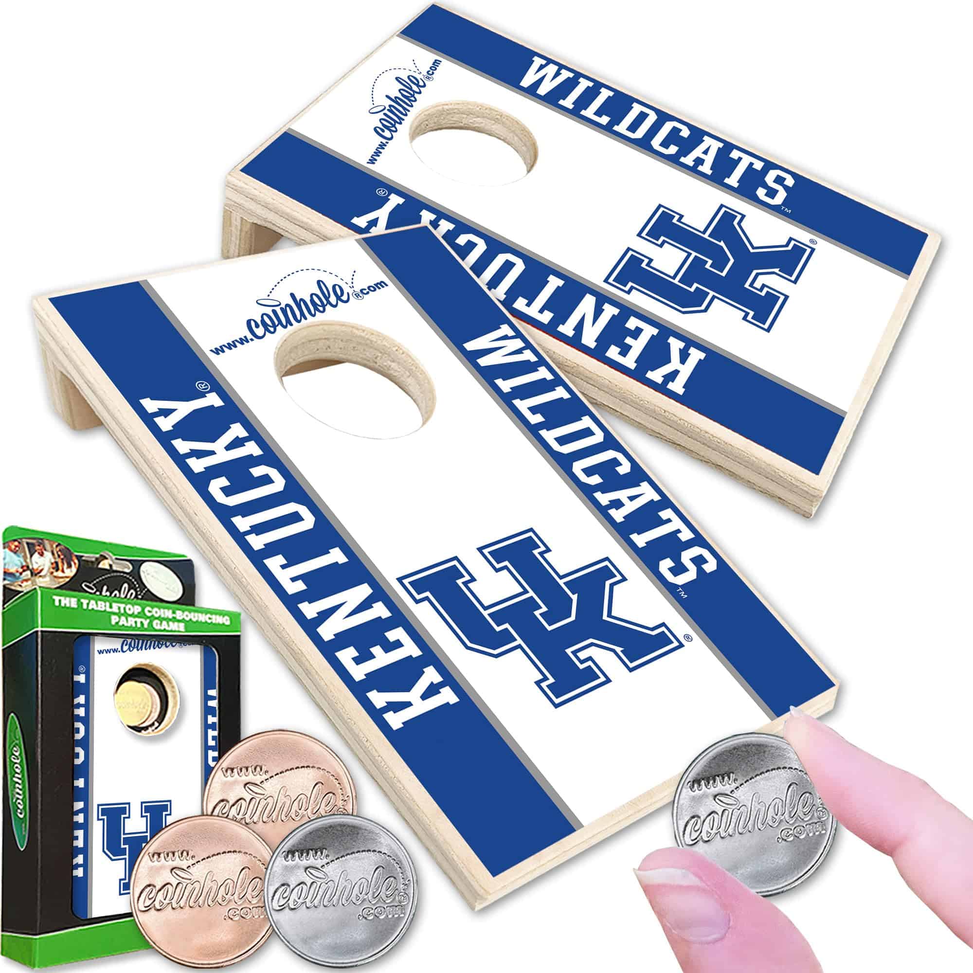 Juego de Mesa de Cornhole de Mesa | Juego -Wildcats)