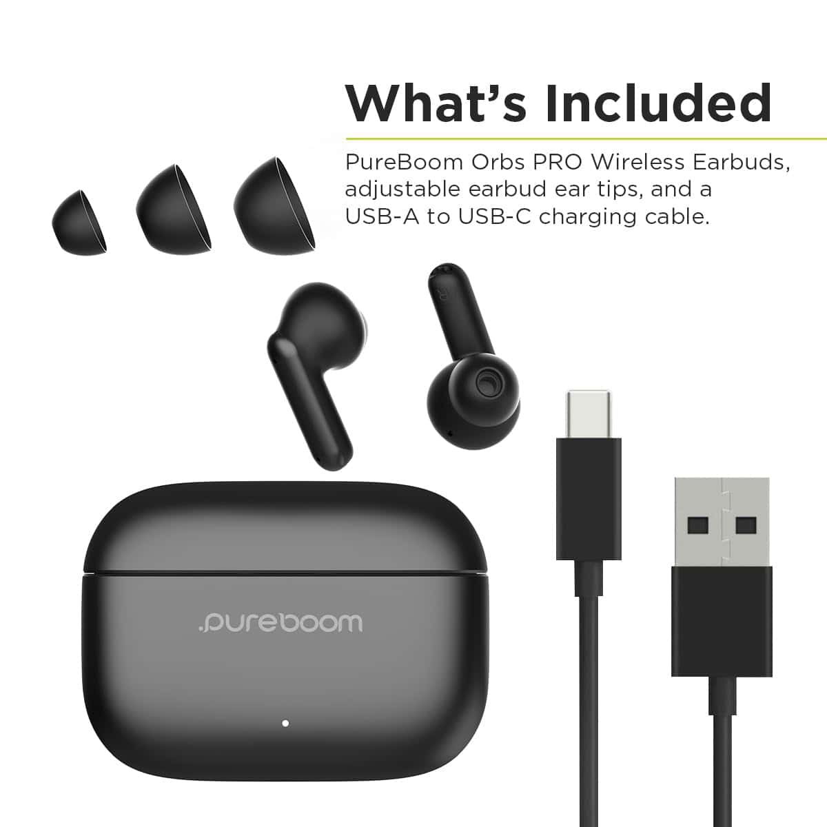 Auriculares inalámbricos PureGear PureBoom Orbs Pro con - Imagen 7
