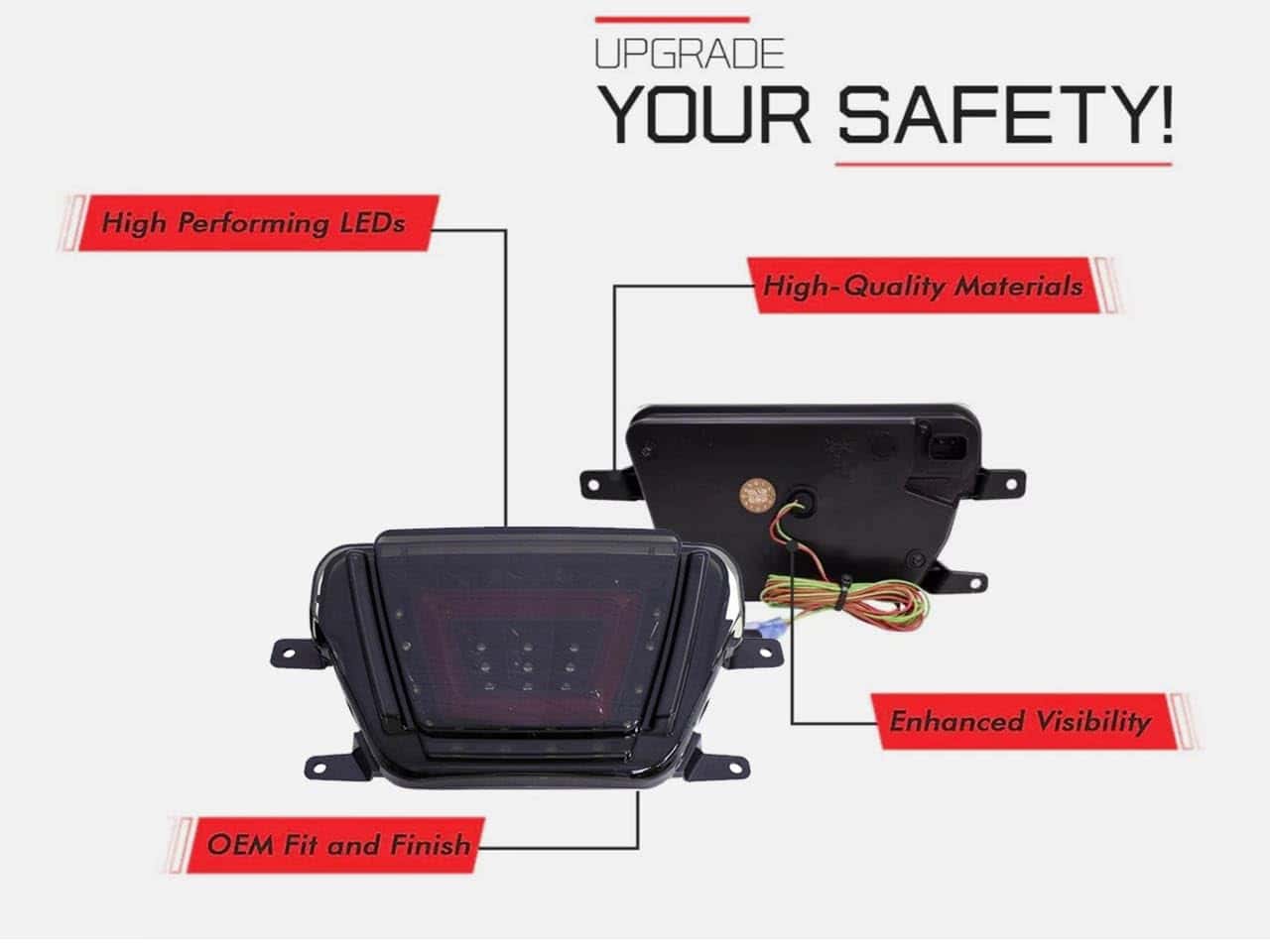 Kit de Luces Bumper F1 4ta para Freno/Niebla para Toyota - Imagen 5