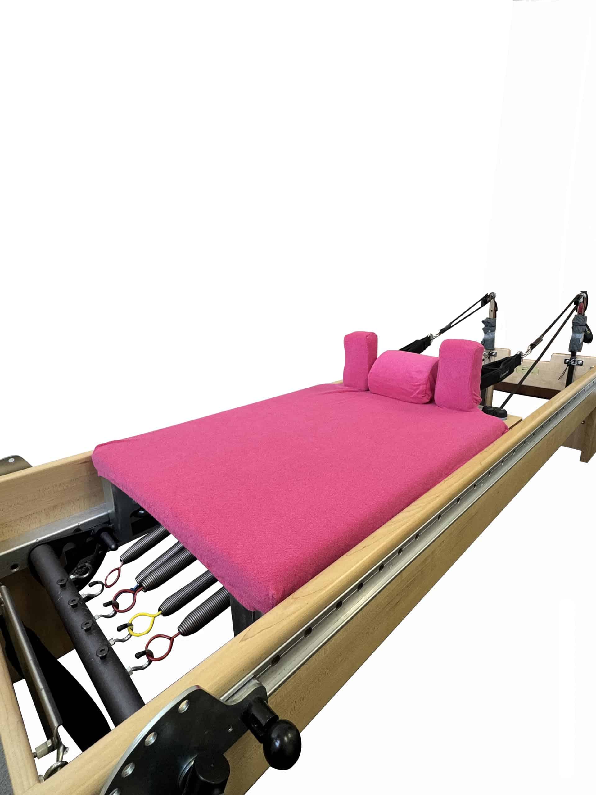 Toalla Antideslizante para Reformer de Pilates -Rosa Intenso - Imagen 4