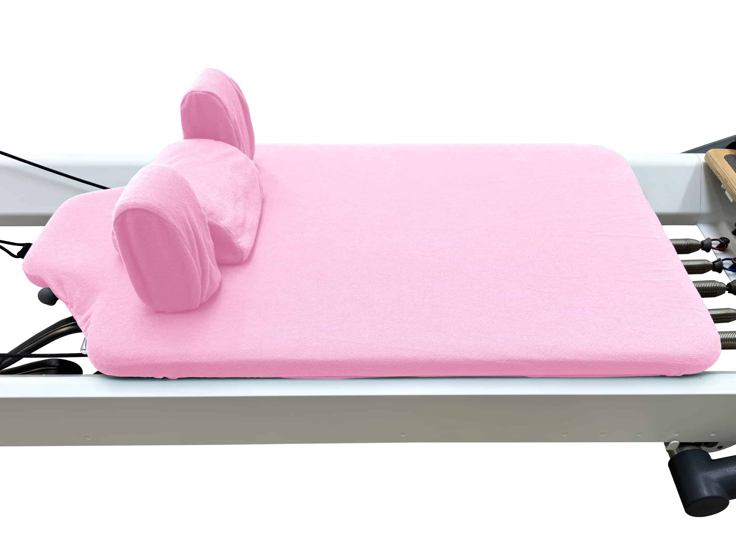 Toalla Antideslizante para Reformer de Pilates -Rosa Pálido - Imagen 4