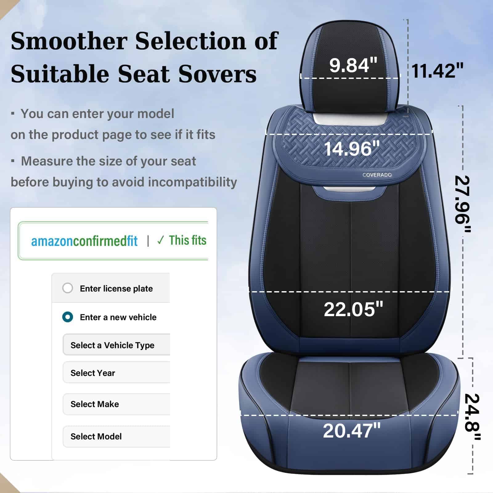Cubiertas de asiento delantero y trasero para automóviles, - Imagen 7