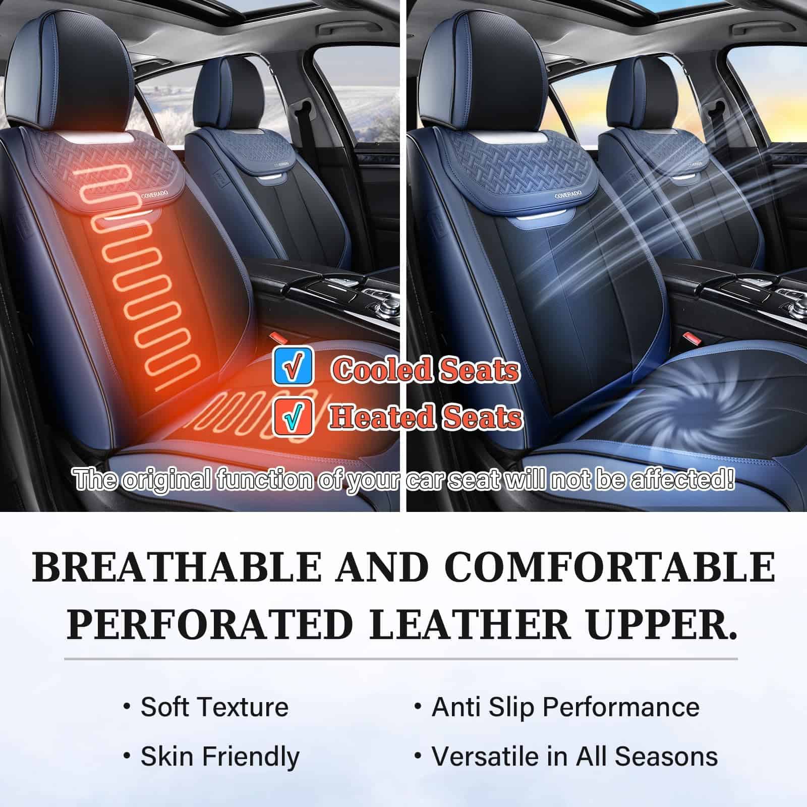 Cubiertas de asiento delantero y trasero para automóviles, - Imagen 9