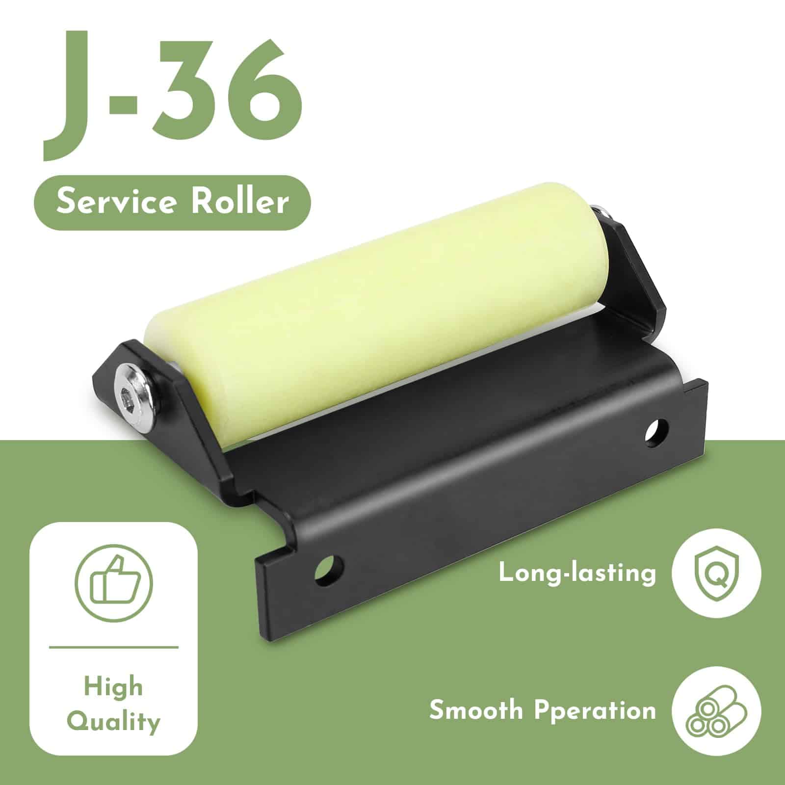 2 Paquete de Rodillo Deslizante J-36, Rodillo de Servicio - Imagen 6