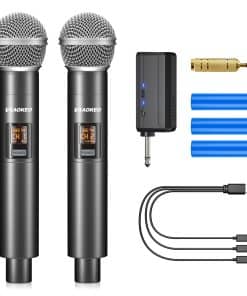Micrófono inalámbrico Aokeo solo para entrada de micrófono,