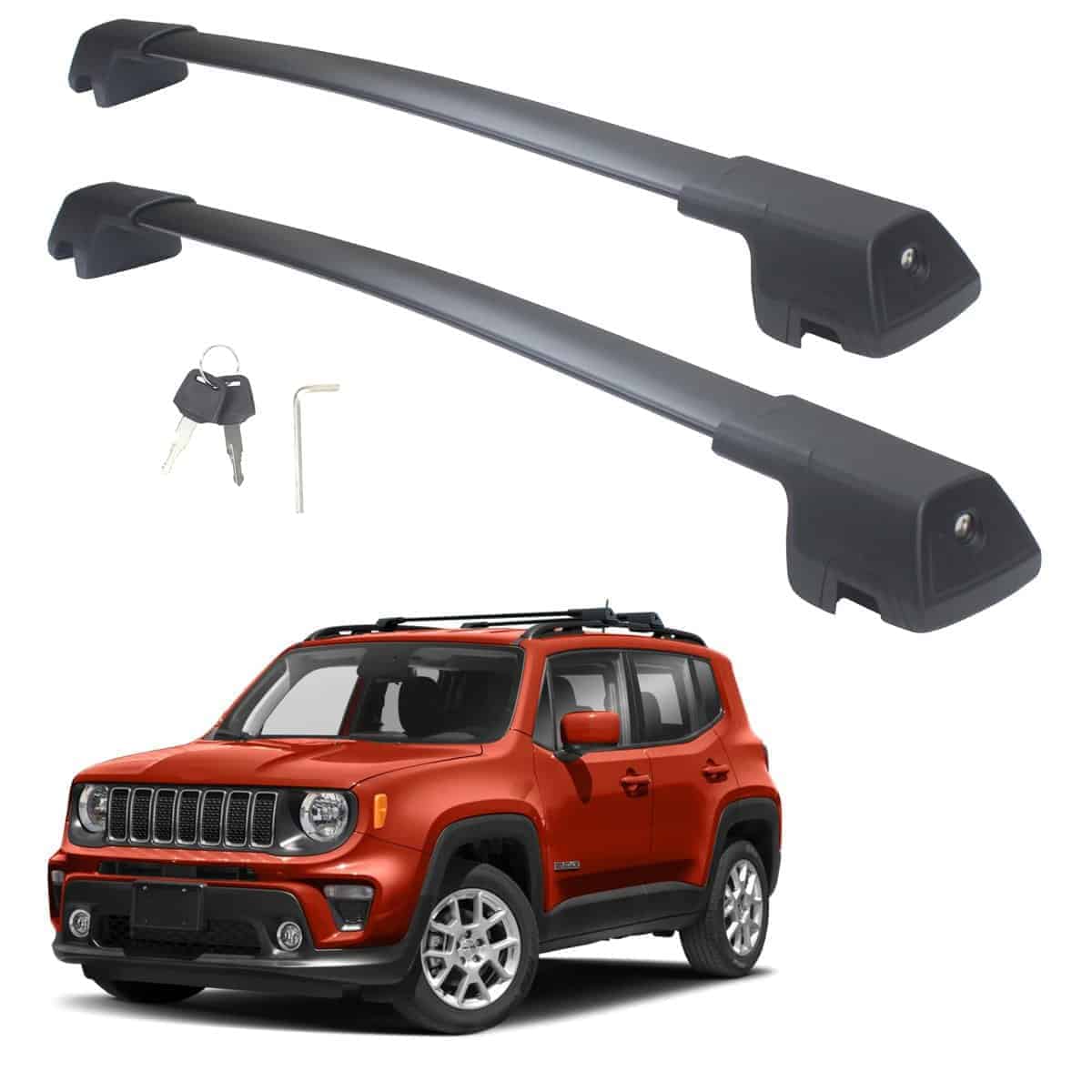 Barras transversales de techo de alta resistencia -Negro