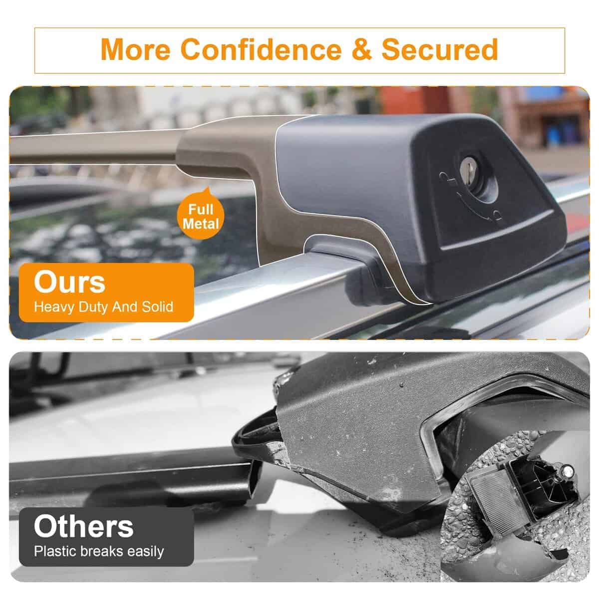 Barras transversales para porta equipajes de techo de alta - Imagen 5