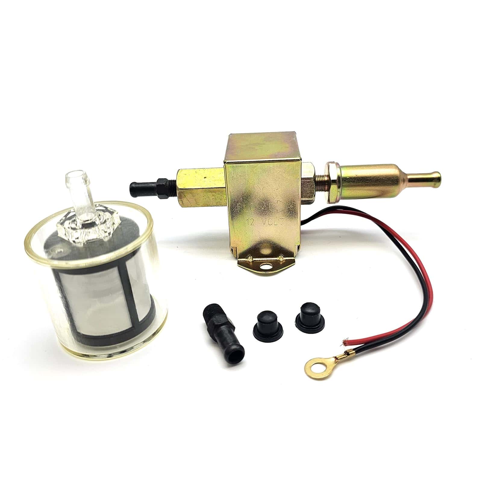 Bomba de Combustible 12V y Filtro para Cargadora - Imagen 10
