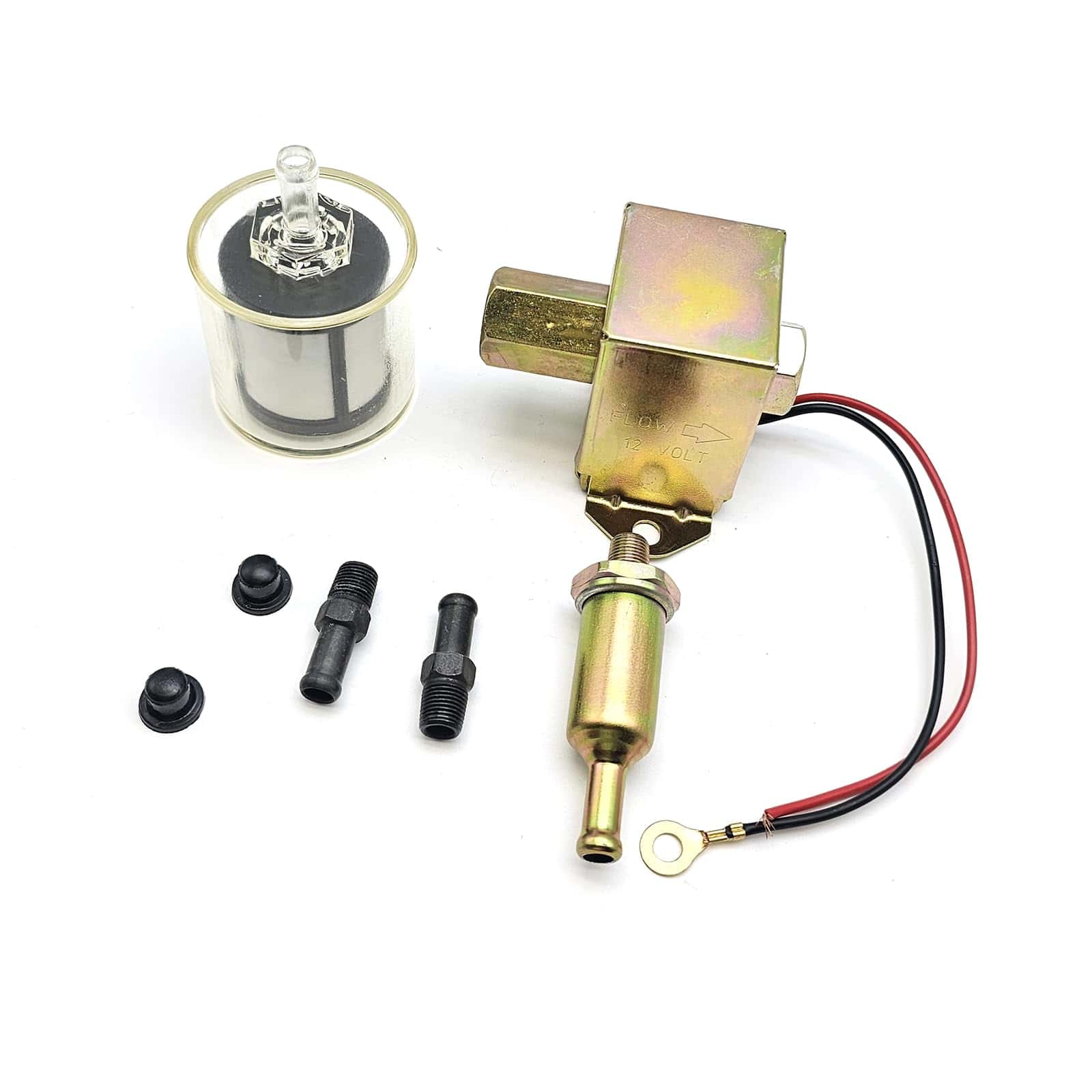 Bomba de Combustible 12V y Filtro para Cargadora - Imagen 4