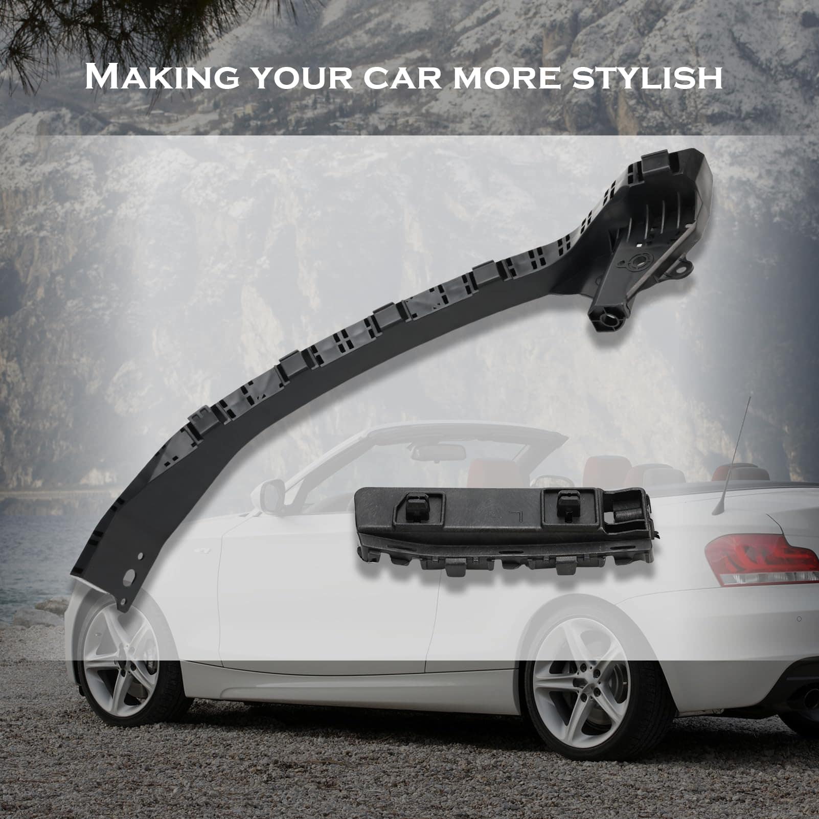 Kit de Soporte de Retenedor de Faro del Parachoques para - Imagen 7