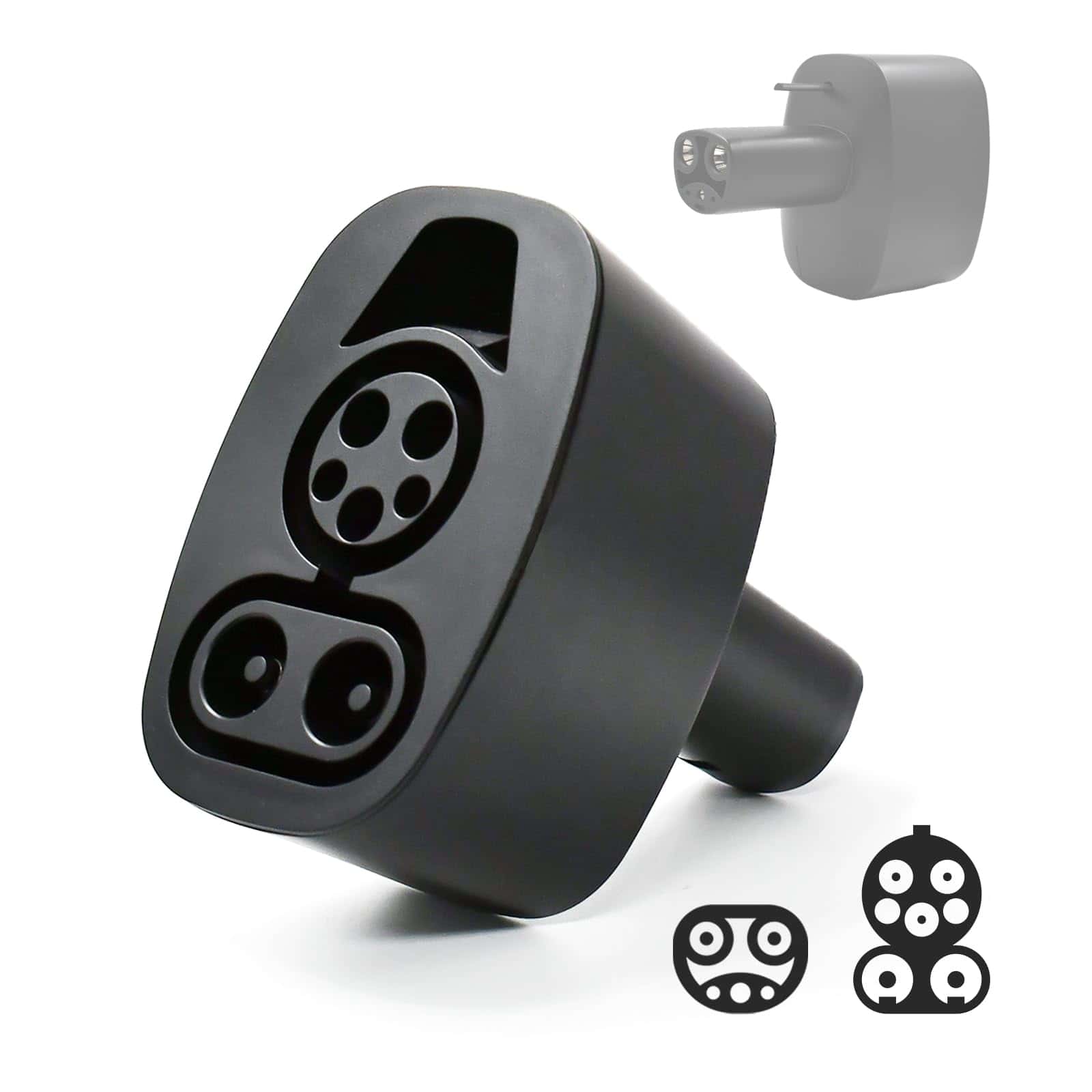 Adaptador de Carga Rápida Trisinger CCS1 a Tesla, para