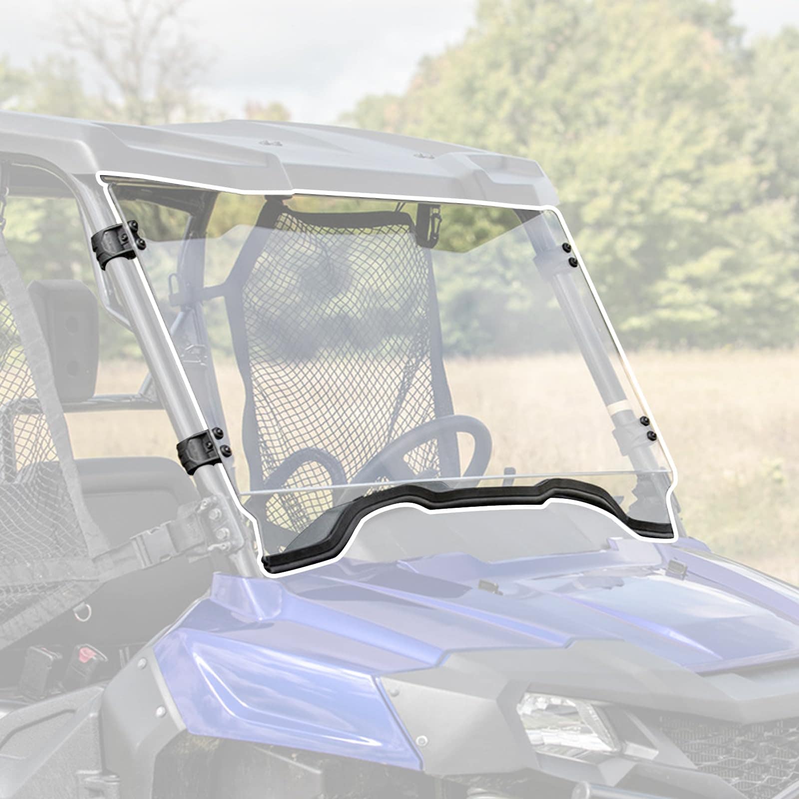 Parabrisas completo de PC compatible con Honda Pioneer 1000