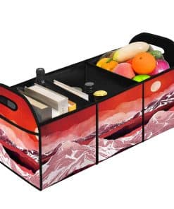 LRERNAJF Organizador de Maletero para Coche 50L Abstract