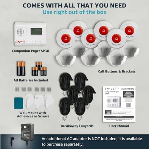 Sistema de Monitoreo de Llamadas SYNLETT Caregiver Pager - Imagen 7