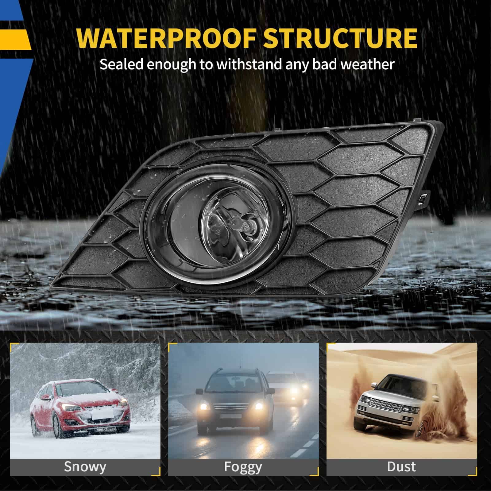 DWVO Luz de niebla compatible con Sentra 2016-2019, - Imagen 6