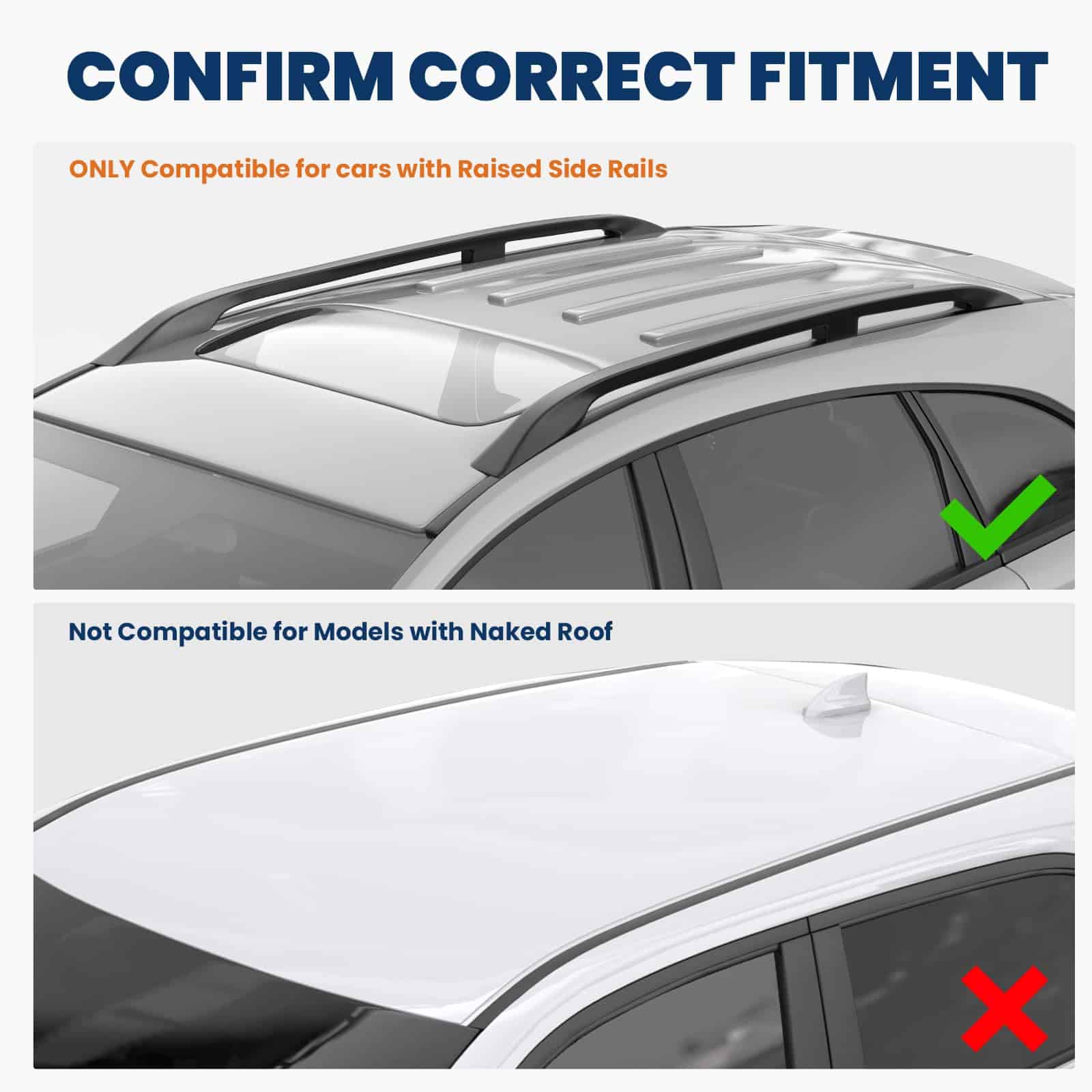Barras Transversales de Techo de Aluminio de 165 lbs - Imagen 3