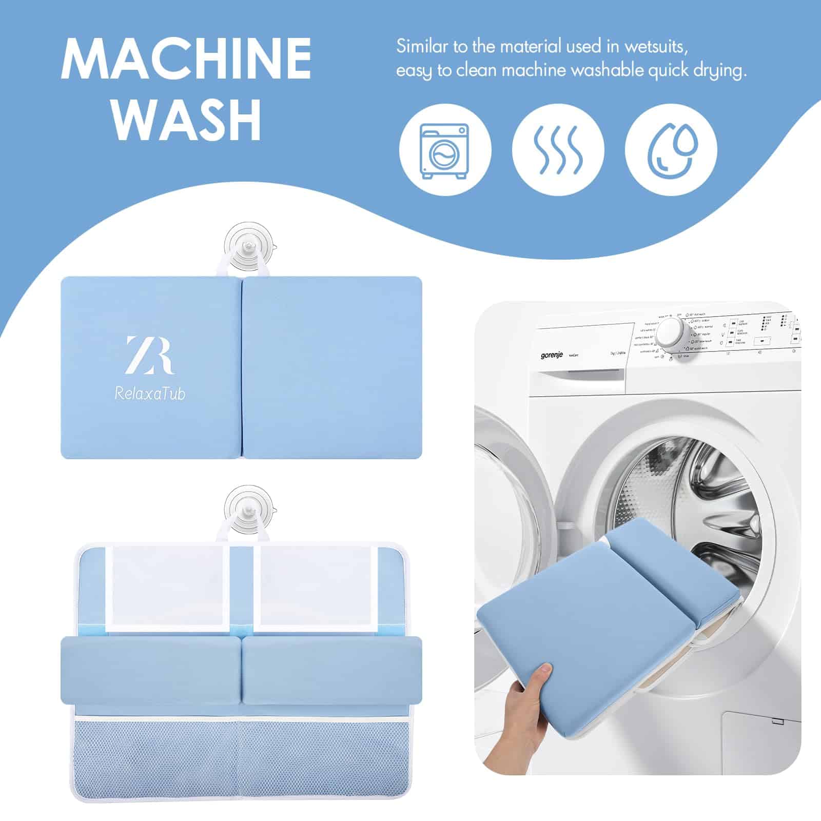 Set de Rodillera de Baño RelaXatub y Almohadilla de - Imagen 7