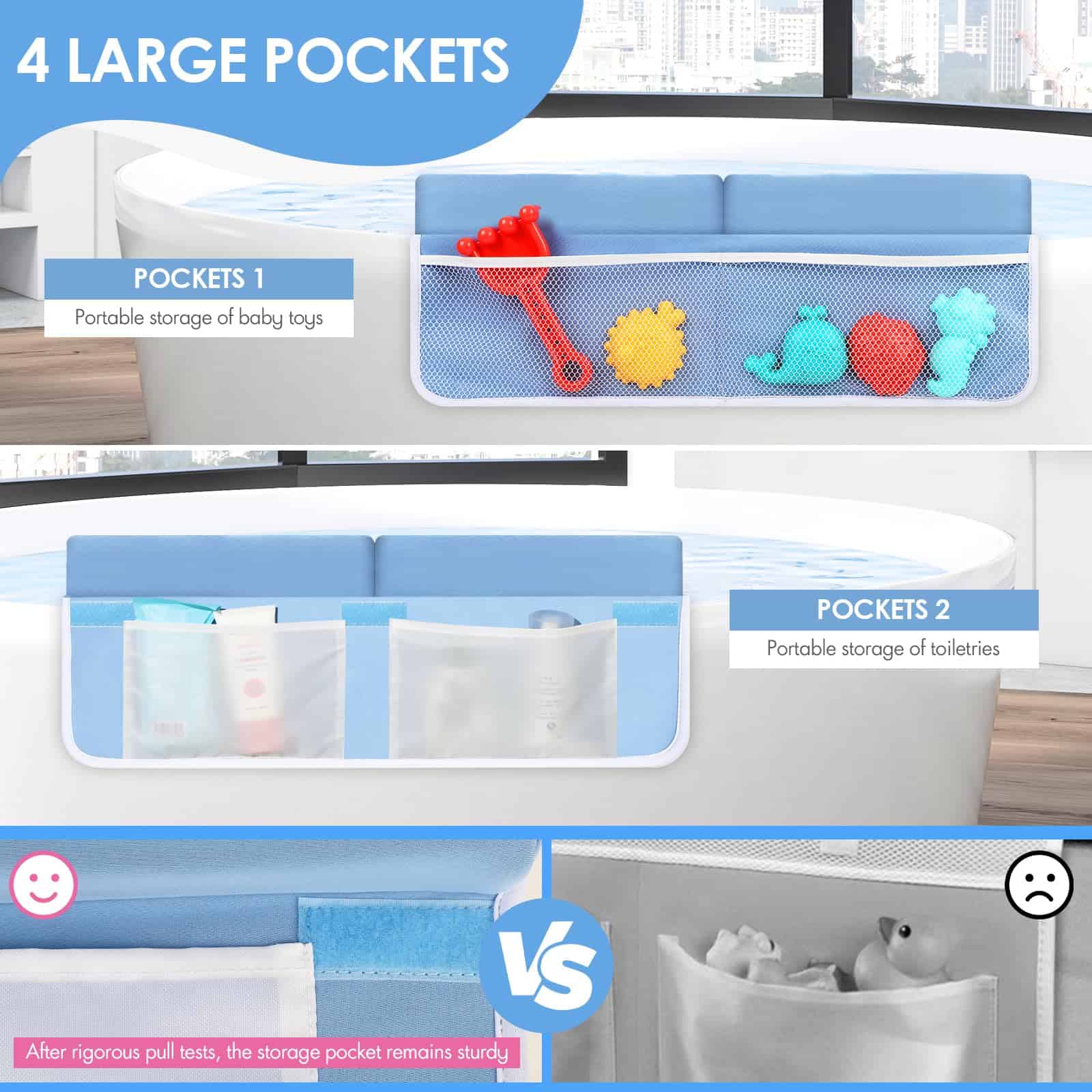 Set de Rodillera de Baño RelaXatub y Almohadilla de - Imagen 6