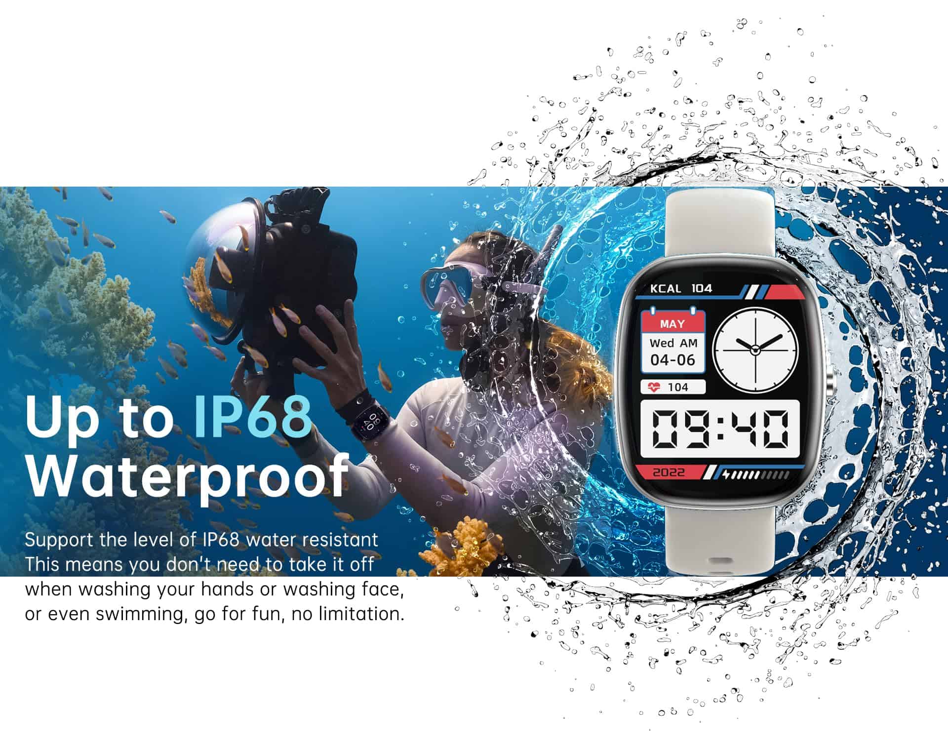 Smart Watch para Hombres y Mujeres Monitoreo de Fitness - Imagen 8