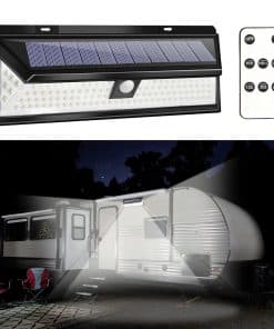 Hiseanllo Solar RV Porch Light, Luz de porche solar para RV